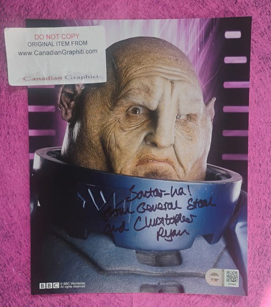 Christopher Ryan Hand Signed Autograph 8x10 Photo SWAU COA Doctor Who