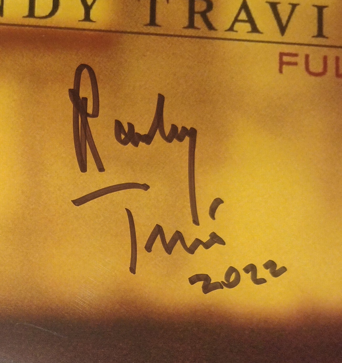 Randy Travis Hand Signed Autograph 12x12 Photo COA
