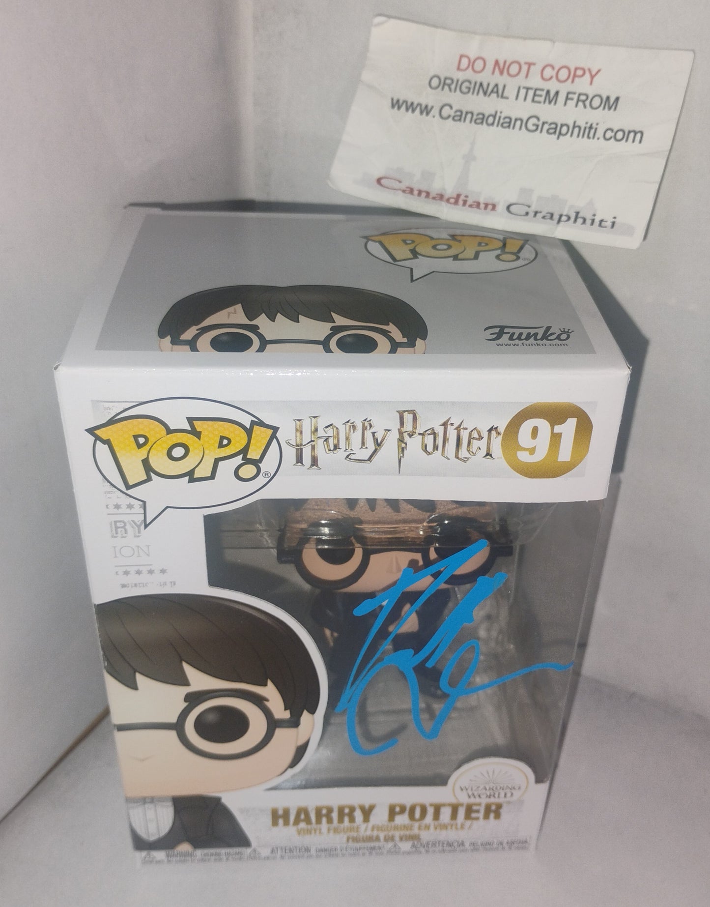 Daniel Radcliffe Hand Signed Autograph Harry Potter Funko Pop BAS COA