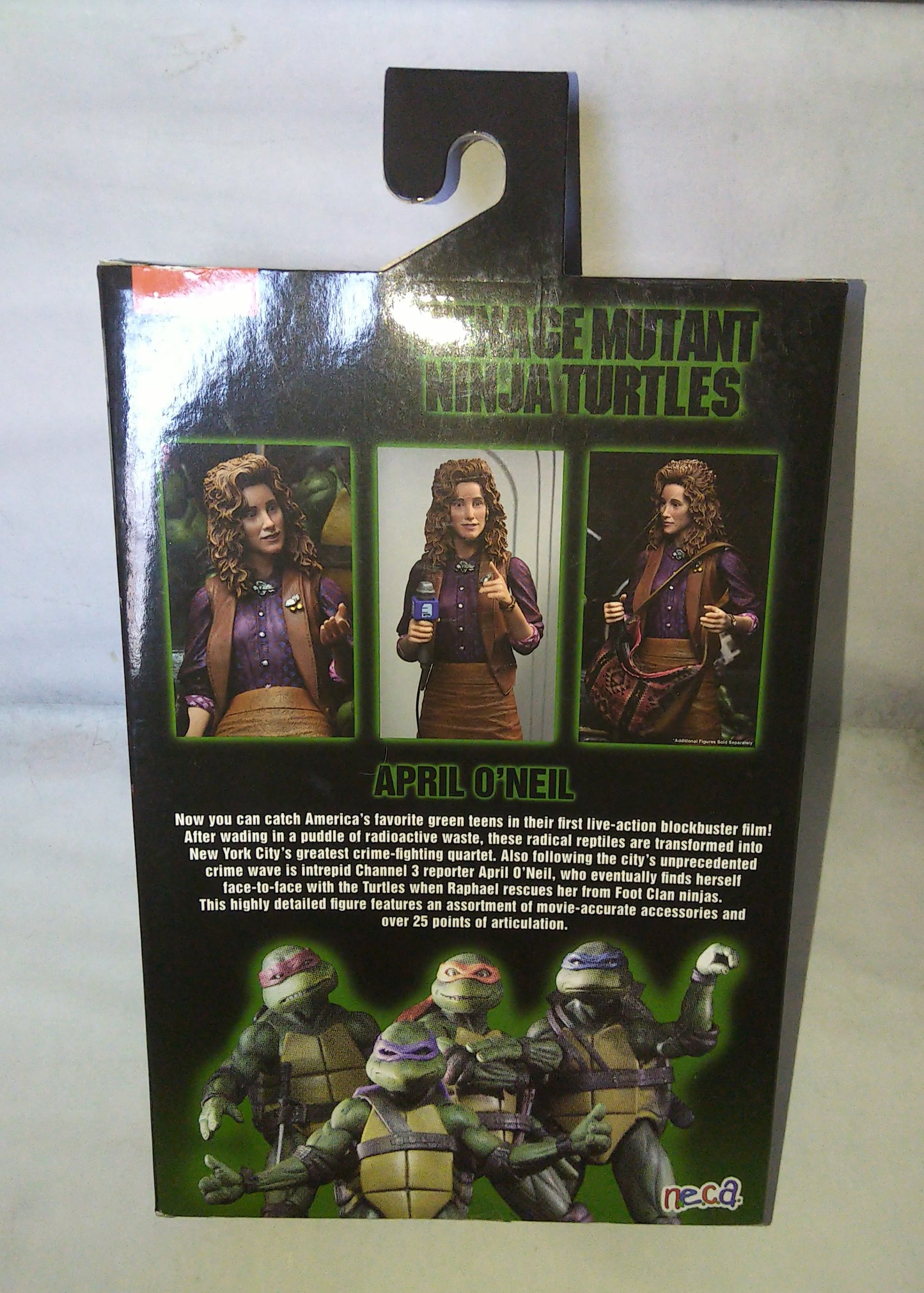 Judith Hoag Hand Signed Autograph April O'Neal Action Figure COA + OPix Teenage Mutant Ninja Turtles
