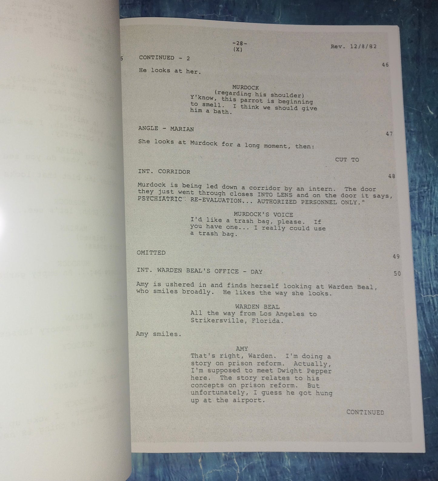 Mr T Hand Signed Autograph The A-Team Script OPix COA