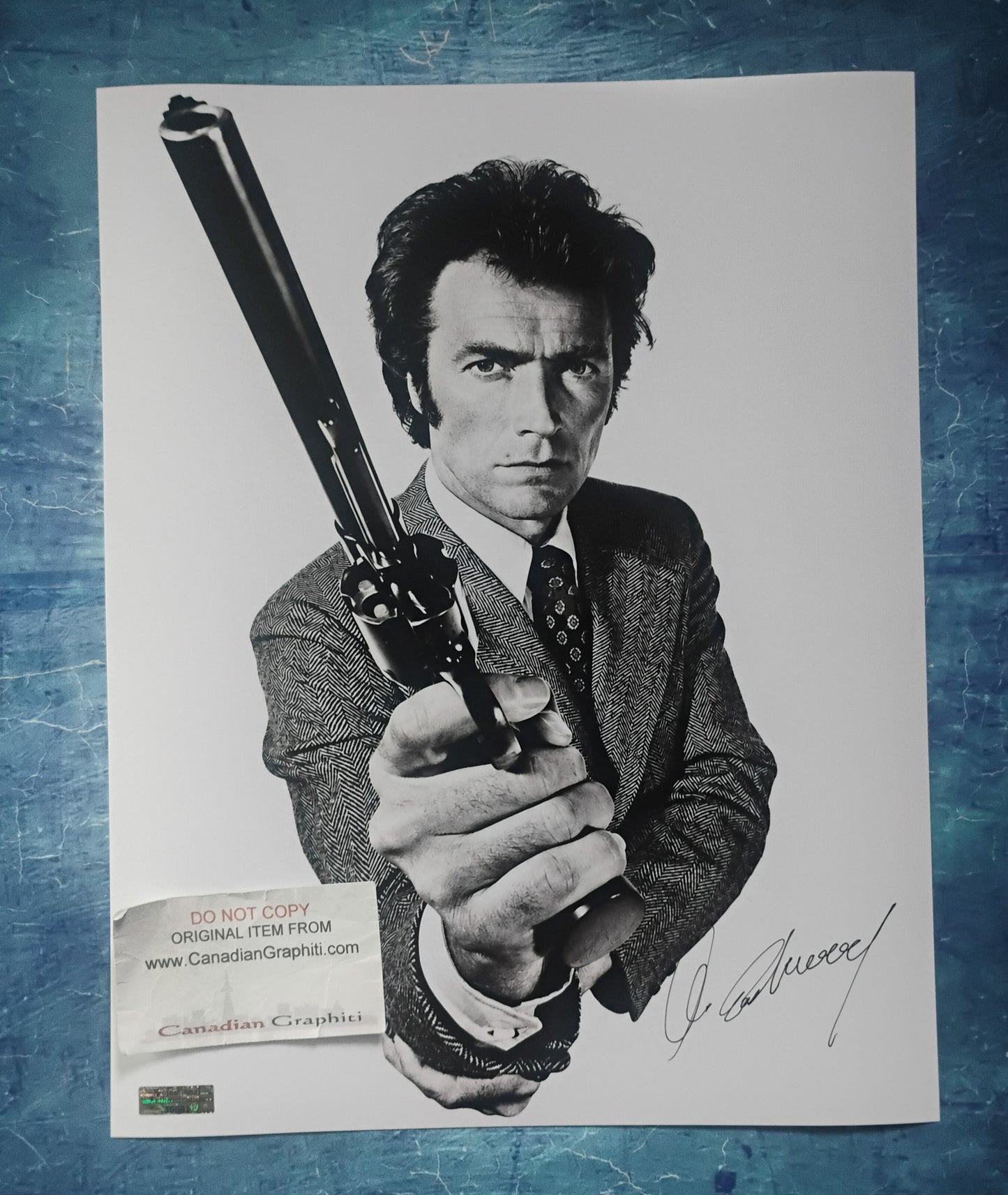 Clint Eastwood Hand Signed Autograph 11x14 Photo COA