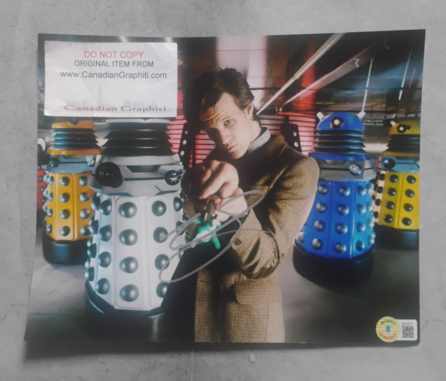 Matt Smith Hand Signed Autograph 8x10 Photo BAS COA Doctor Who