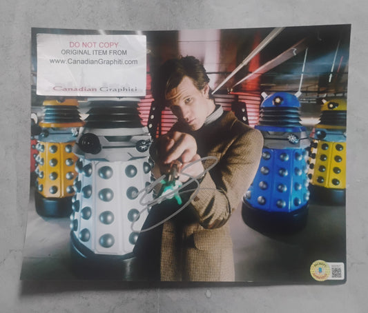 Matt Smith Hand Signed Autograph 8x10 Photo BAS COA Doctor Who