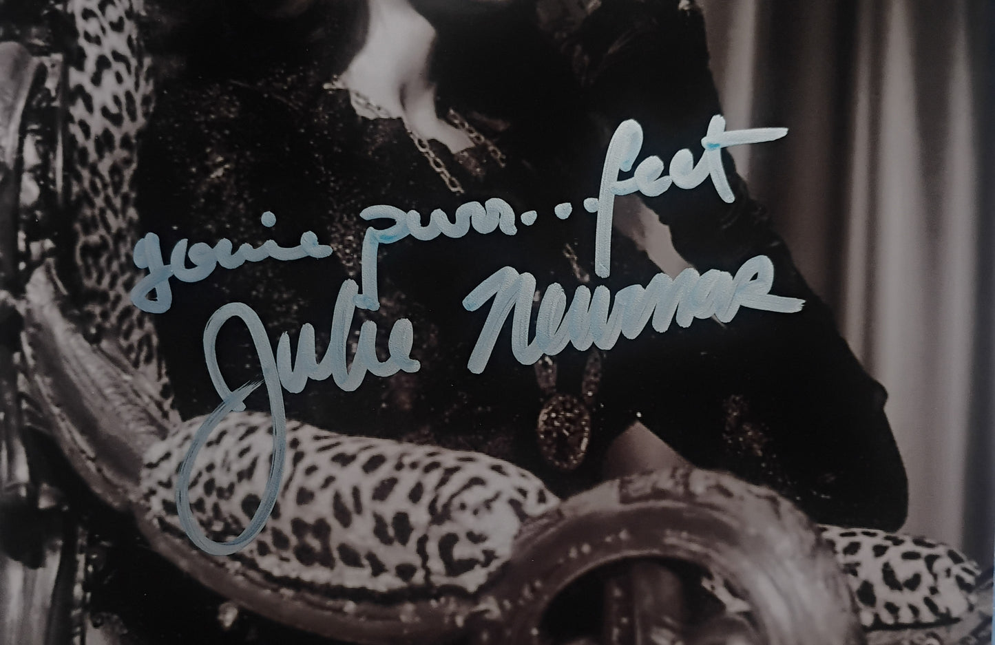 Julie Newmar Hand Signed Autograph 8x10 Photo COA Catwoman