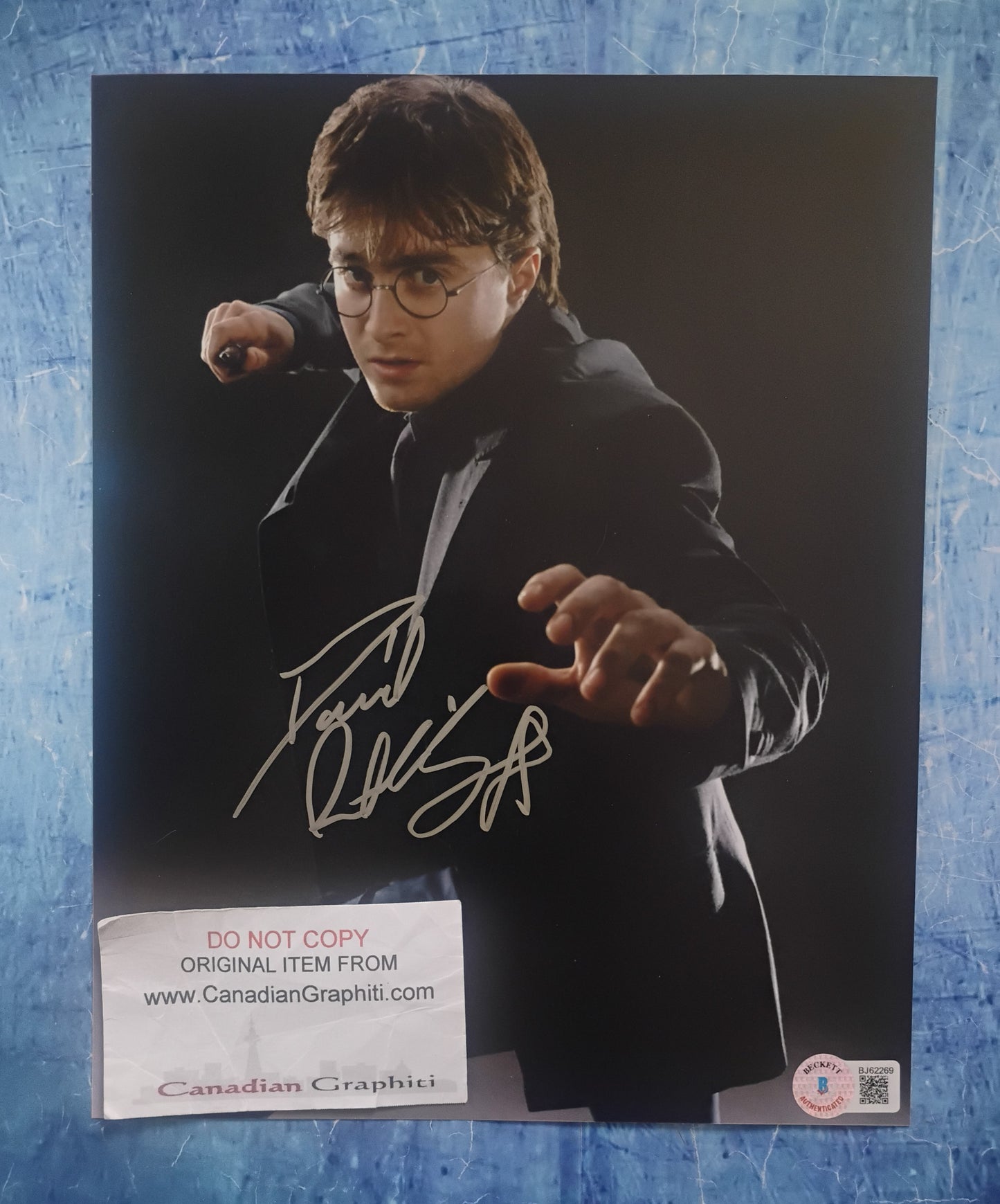 Daniel Radcliffe Hand Signed Autograph 8x10 Photo BAS COA Harry Potter