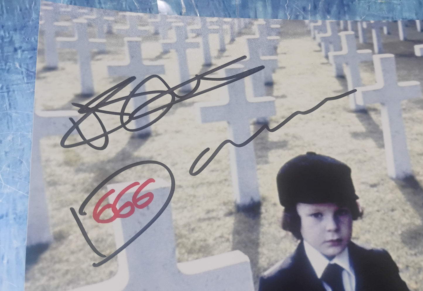Harvey Stephens Hand Signed Autograph 8x10 Photo JSA COA The Omen