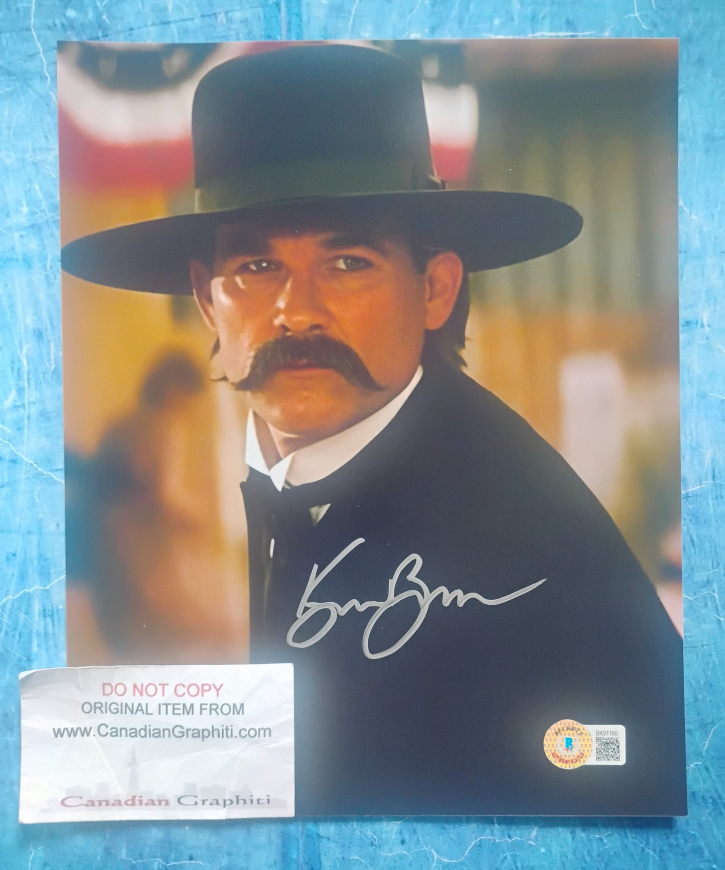 Kurt Russell Hand Signed Autograph 8x10 Photo BAS COA Tombstone