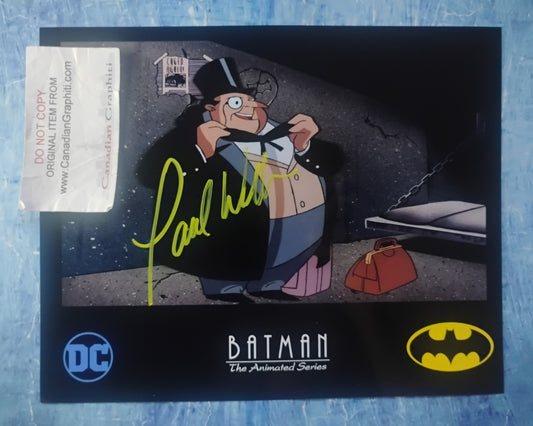 Paul Williams Hand Signed Autograph 8x10 Photo COA Batman Animated Series
