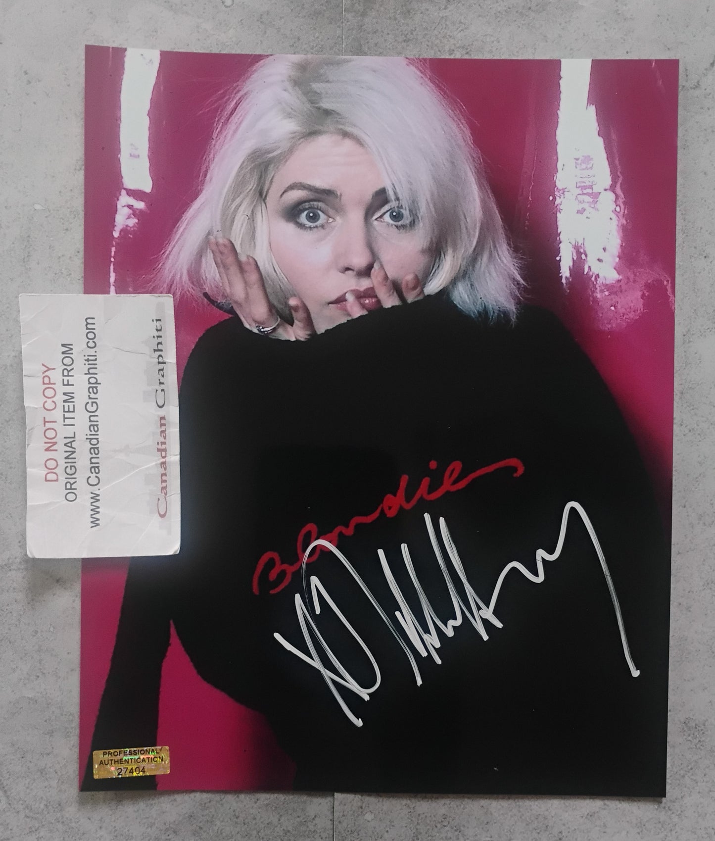 Debbie Harry Hand Signed Autograph 8x10 Photo COA