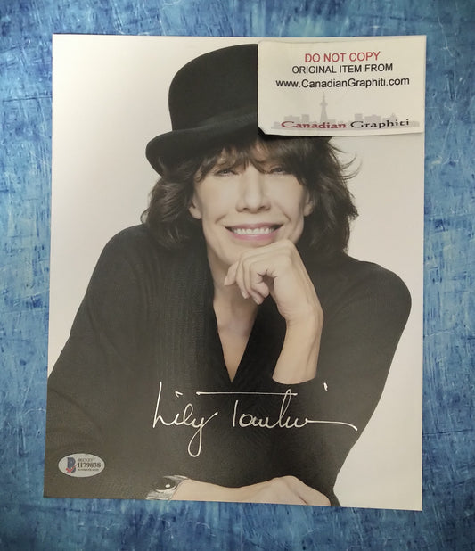 Lily Tomlin Hand Signed Autograph 8x10 Photo BAS COA