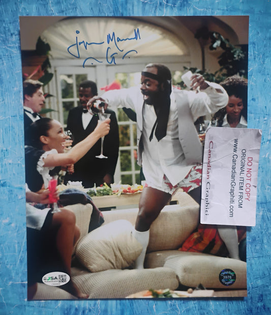 Joseph Marcell Hand Signed Autograph 8x10 Photo JSA COA Fresh Prince Of Bel Air