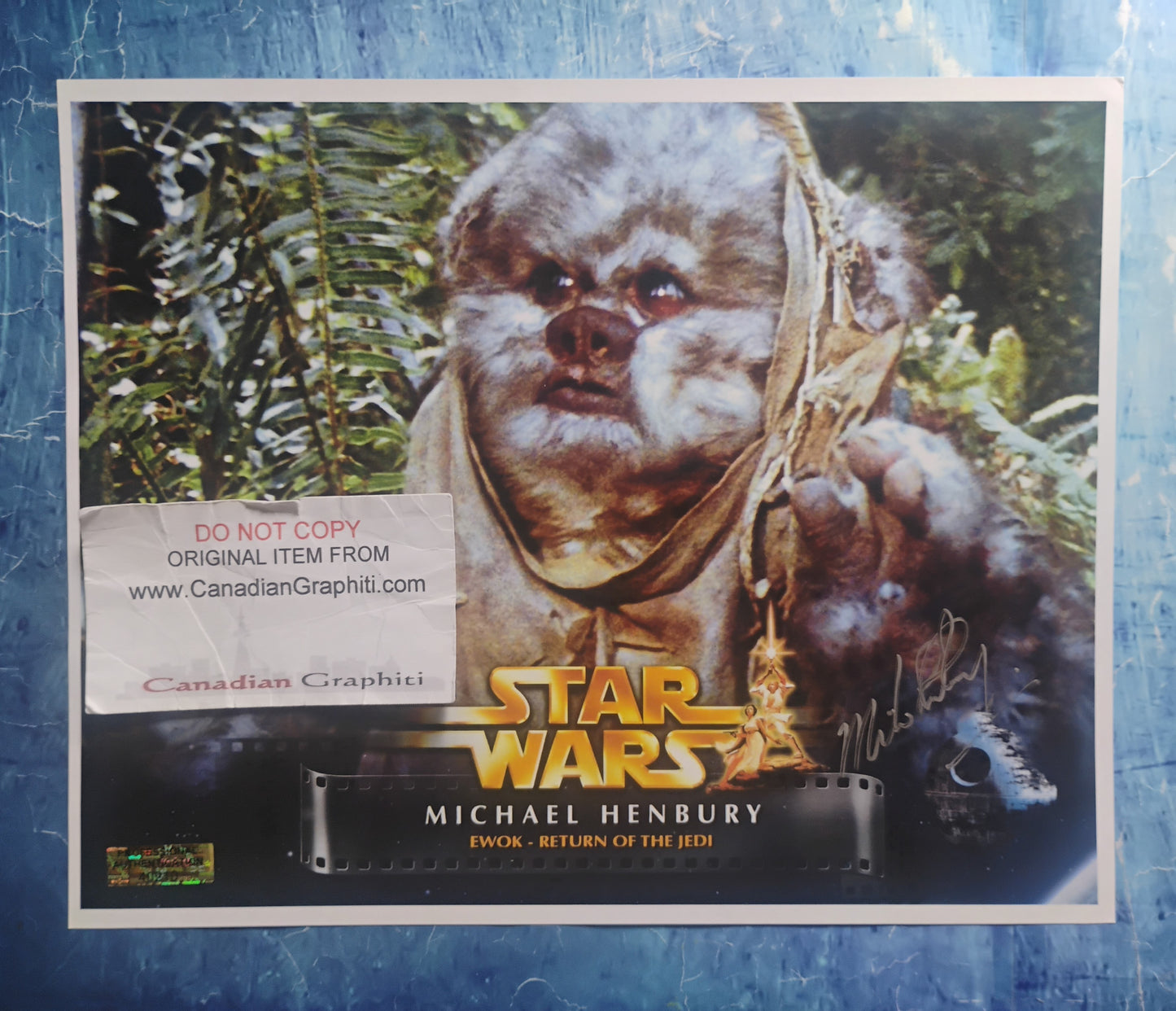 Michael Henbury Hand Signed Autograph 8x10 Photo COA Star Wars