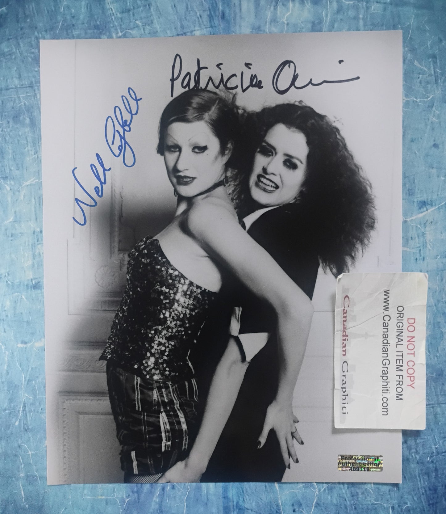 Nell Campbell & Patricia Quinn Hand Signed Autograph 8x10 Photo COA Rocky Horror Picture Show