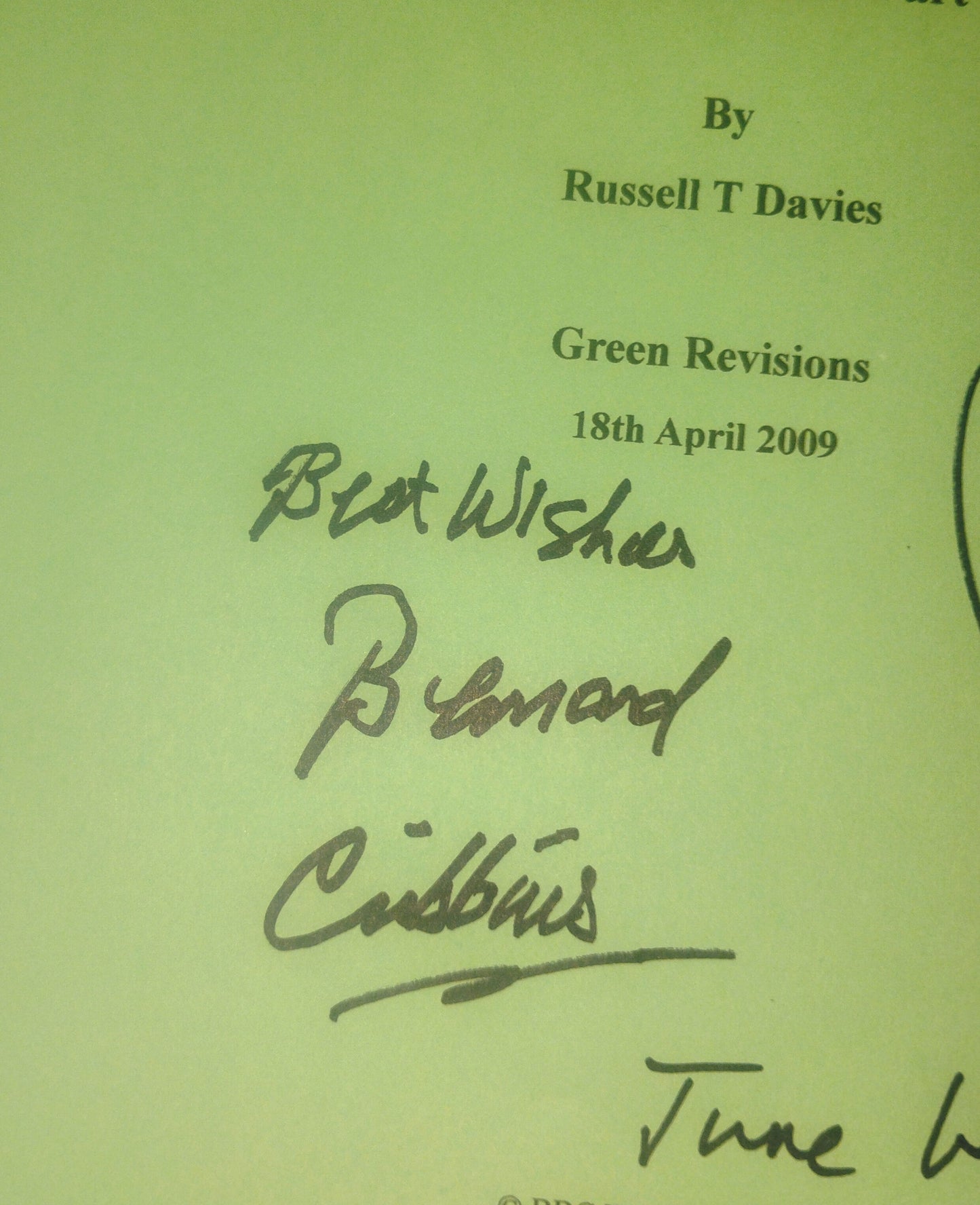 Doctor Who 4x Hand Signed Autograph Script COA David Tennant