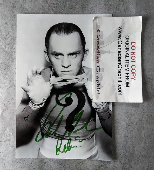 Frank Gorshin Hand Signed Autograph Photo COA Batman