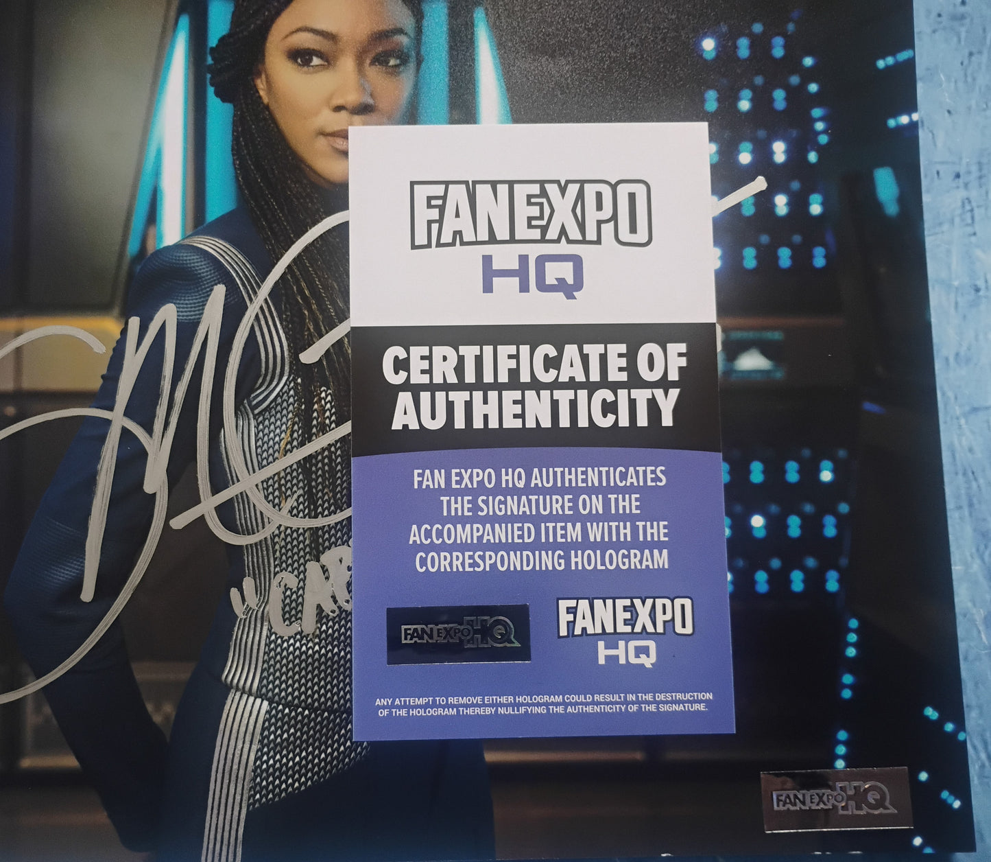 Sonequa Martin-Green Hand Signed Autograph 8x10 Photo COA Star Trek Discovery