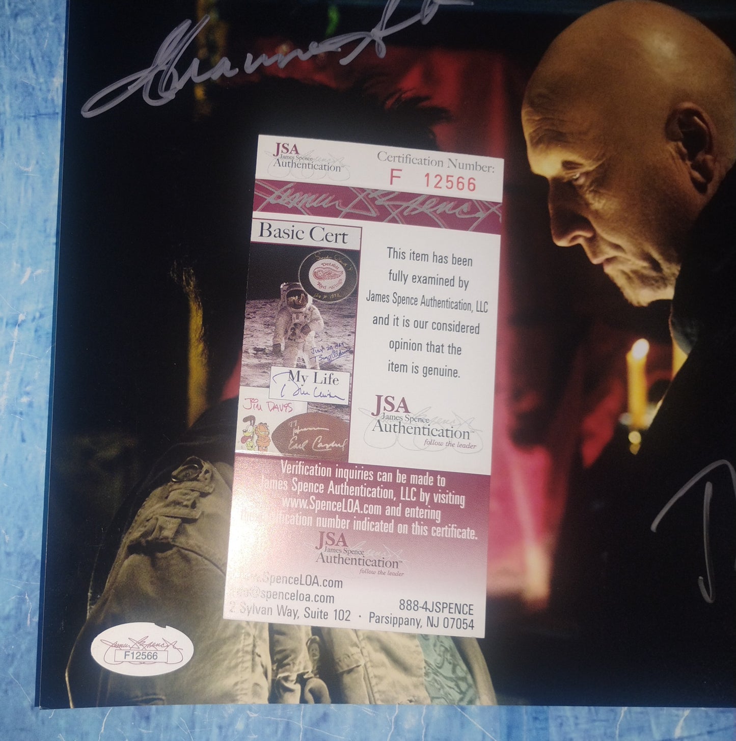 Tobin Bell & Shawnee Smith Hand Signed Autograph 8x10 Photo JSA COA Saw