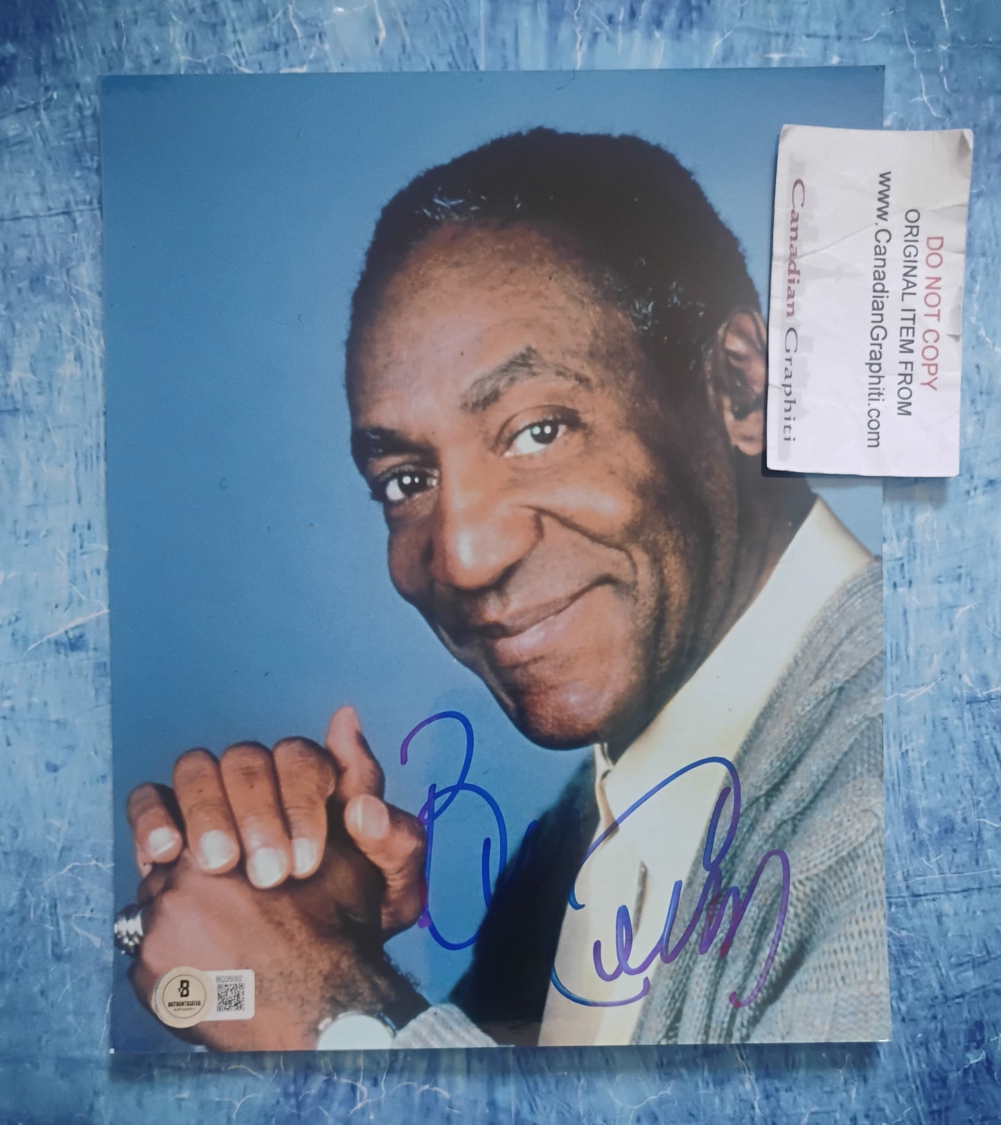 Bill Cosby Hand Signed Autograph 8x10 Photo BAS COA