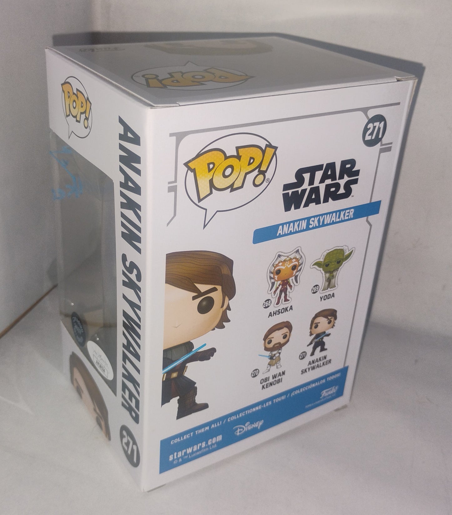 Hayden Christensen Hand Signed Autograph Funko Pop JSA COA Star Wars Anakin Skywalker