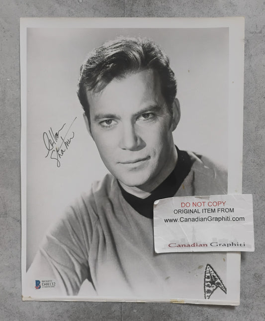 William Shatner Hand Signed Autograph 8x10 Photo BAS COA Star Trek