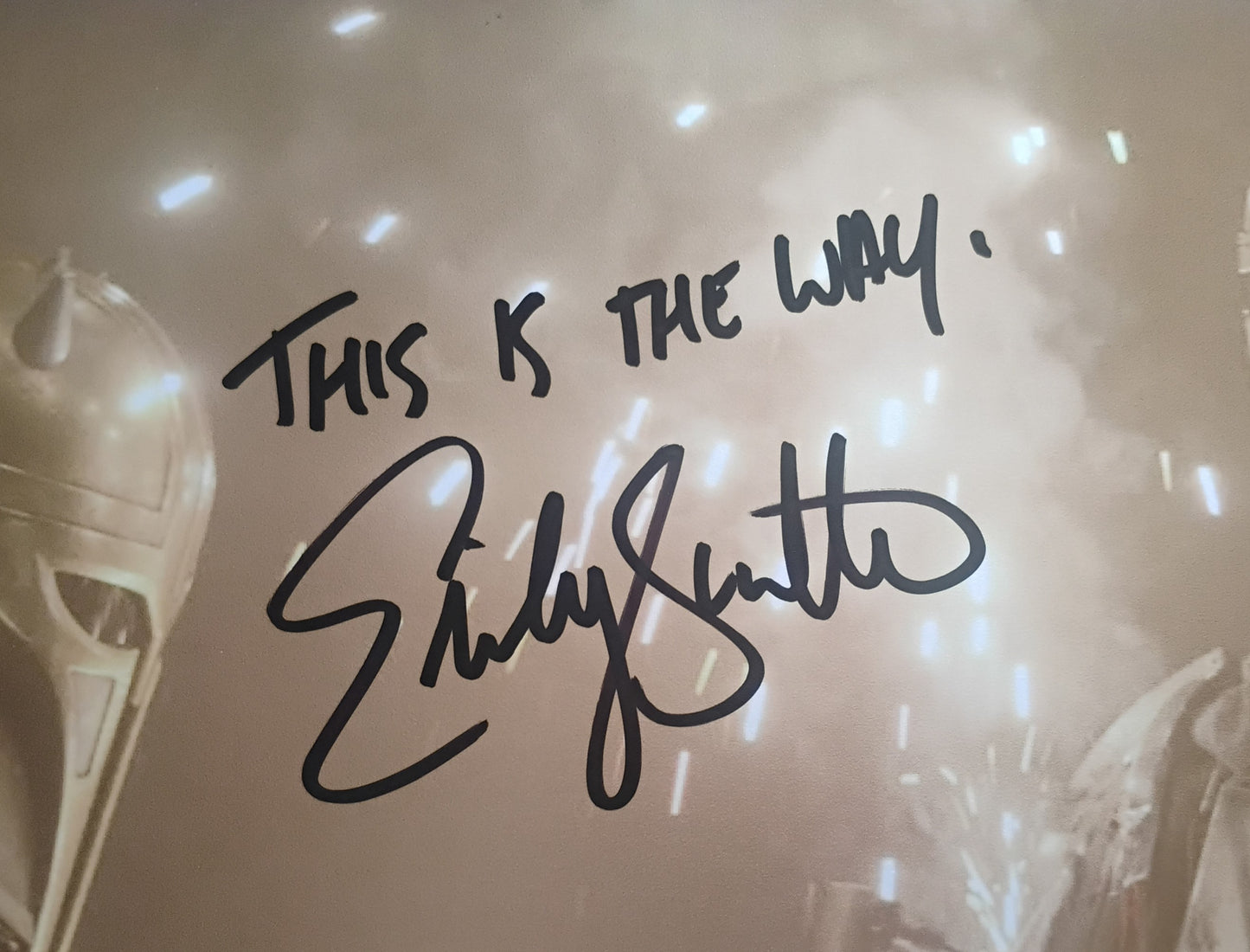 Emily Swallow Hand Signed Autograph 8x10 Photo JSA COA The Mandalorian