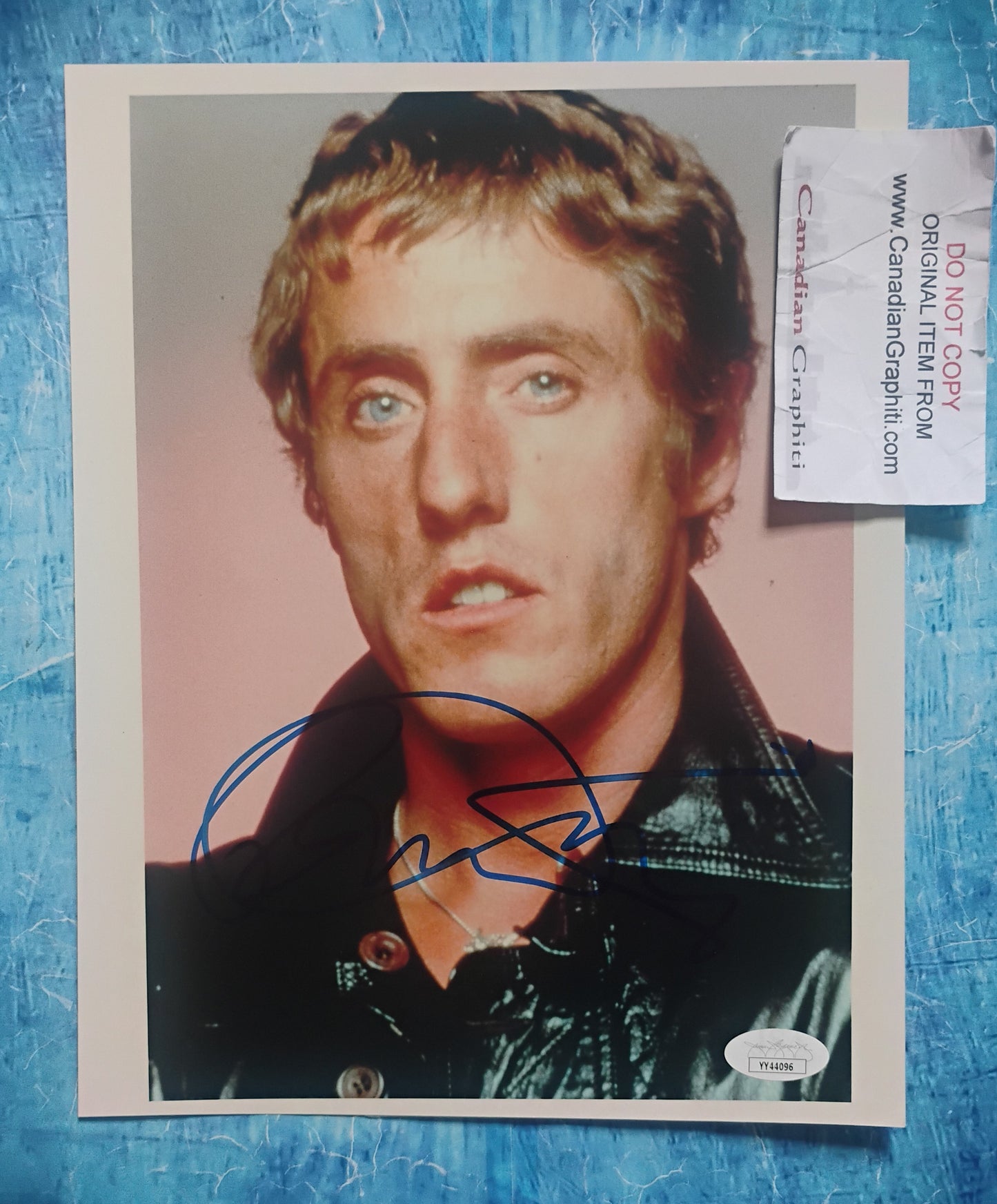 Roger Daltrey Hand Signed Autograph 8x10 Photo JSA COA The Who