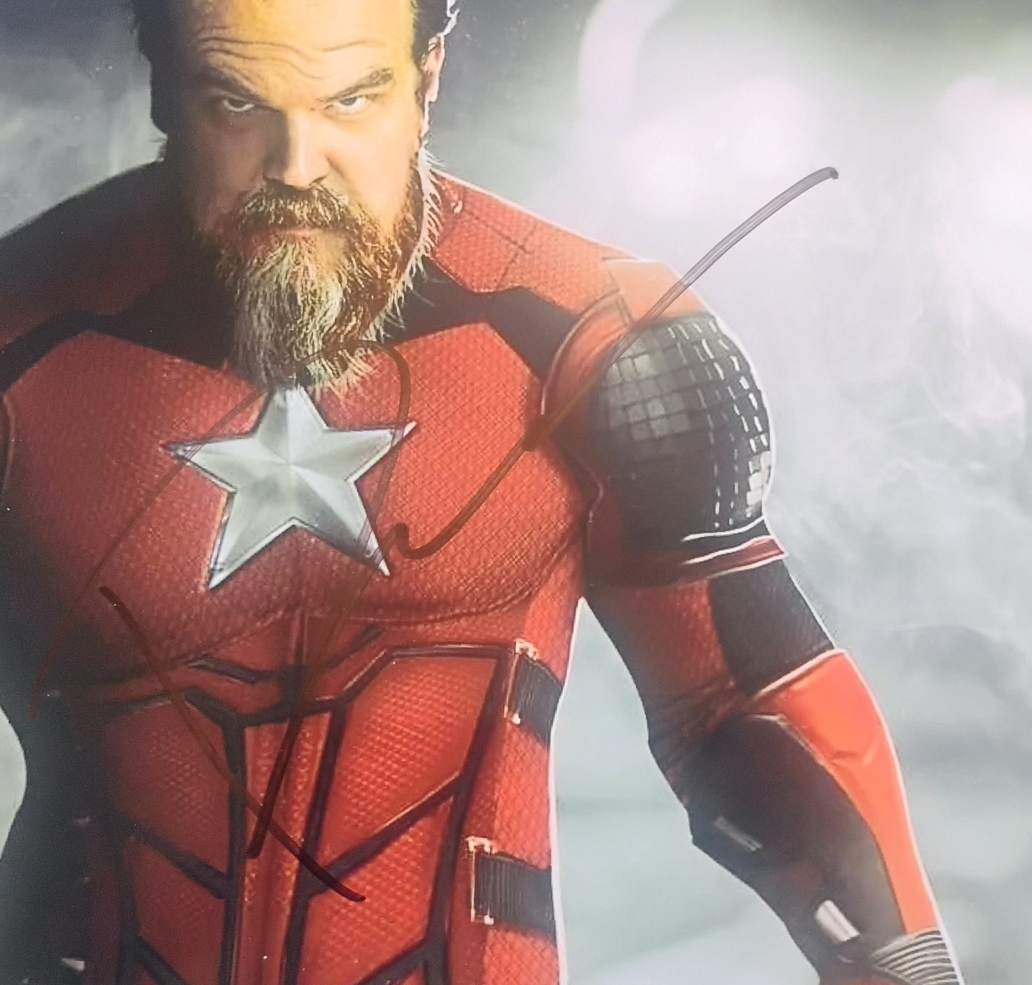 David Harbour Hand Signed Autograph 8x10 Photo COA Red Guardian