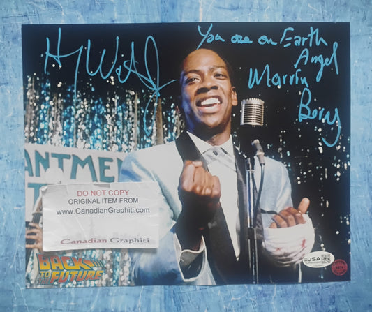 Harry Waters Jr Hand Signed Autograph 8x10 Photo JSA COA Back To The Future