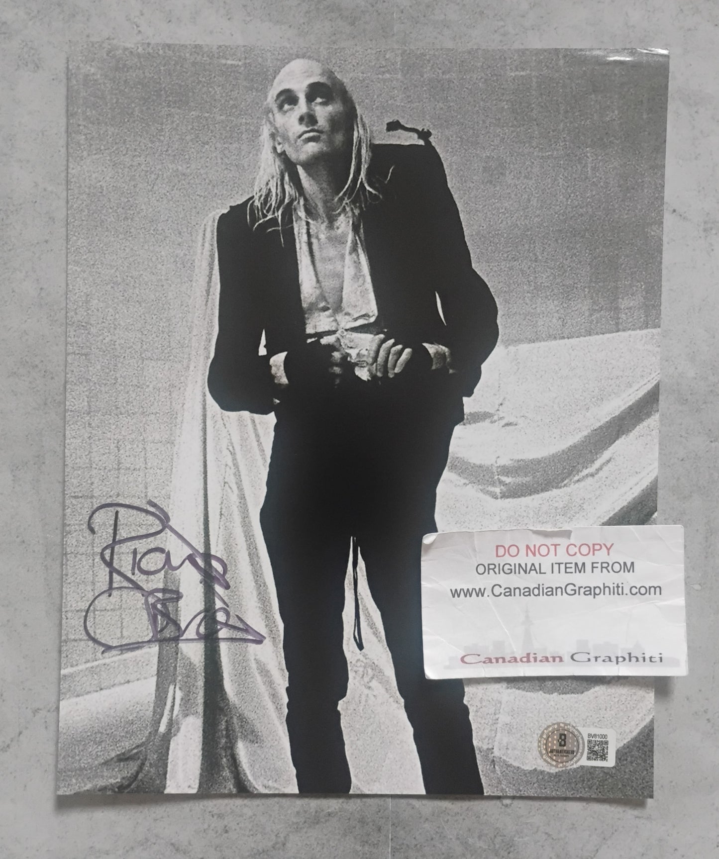 Richard O'Brien Hand Signed Autograph 8x10 Photo BAS COA Rocky Horror Picture Show