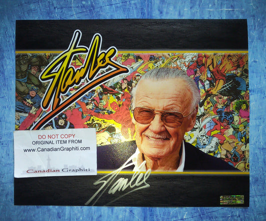 Stan Lee Hand Signed Autograph 8x10 Photo COA