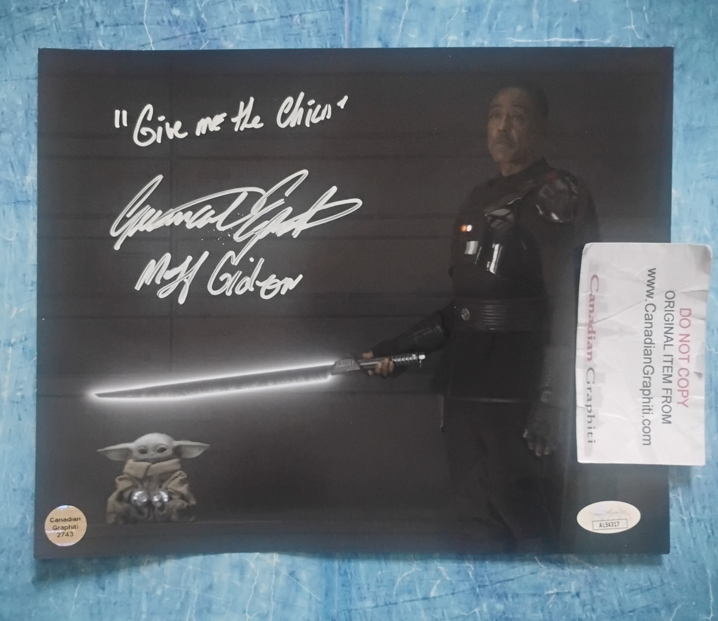 Giancarlo Esposito Hand Signed Autograph 8x10 Photo JSA COA Star Wars