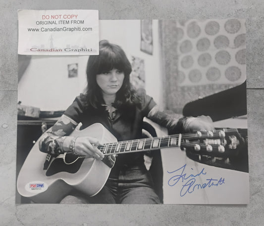 Linda Ronstadt Hand Signed Autograph 8x10 Photo PSA COA