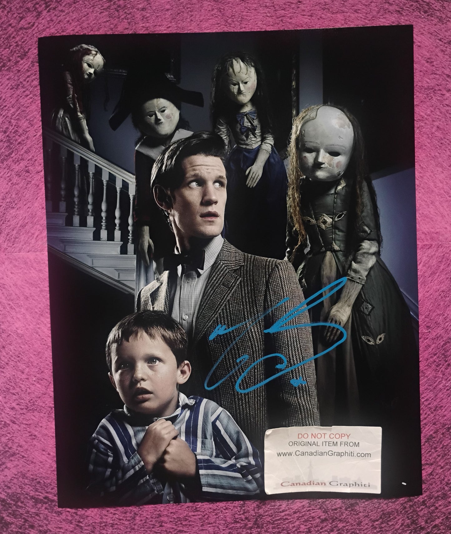 Matt Smith Hand Signed Autograph 11x14 Photo COA Doctor Who
