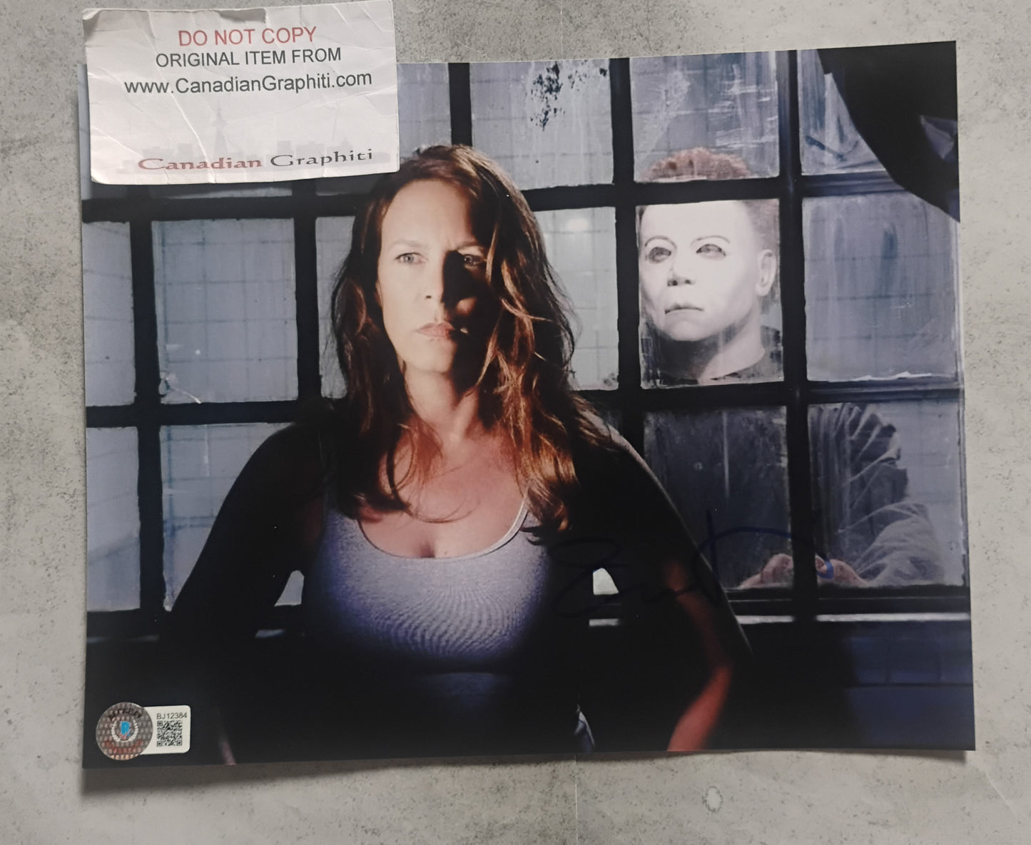 Jamie Lee Curtis Hand Signed Autograph 8x10 Photo BAS COA Halloween Resurrection