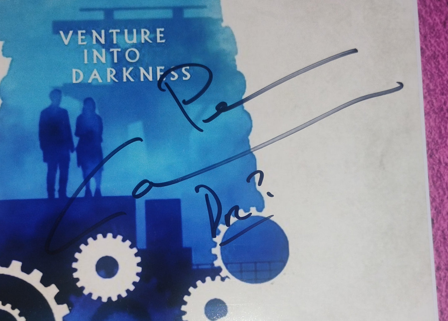 Peter Capaldi Hand Signed Autograph Doctor Who Script COA