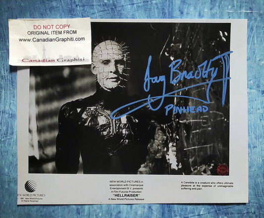 Doug Bradley Hand Signed Autograph 8x10 Photo COA Hellraiser