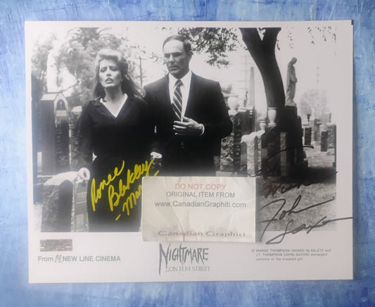 Ronee Blakley & John Saxon Hand Signed Autograph 8x10 Photo COA