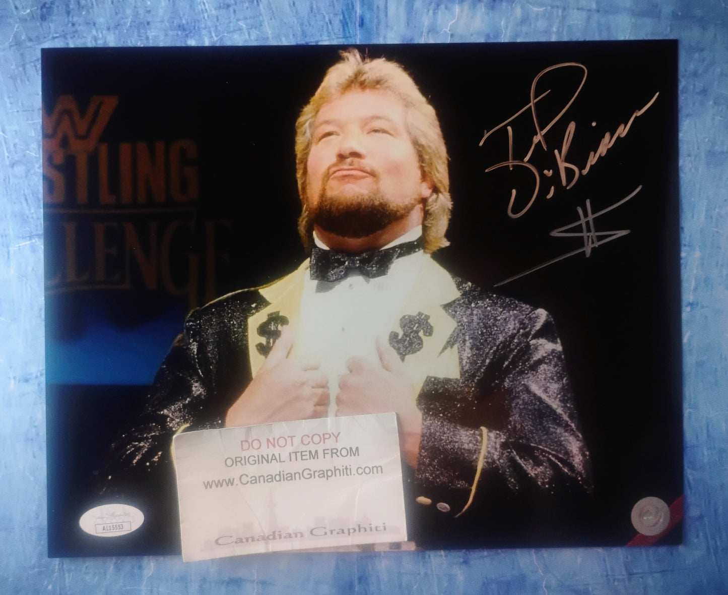 Ted DiBiase Hand Signed Autograph 8x10 Photo JSA COA