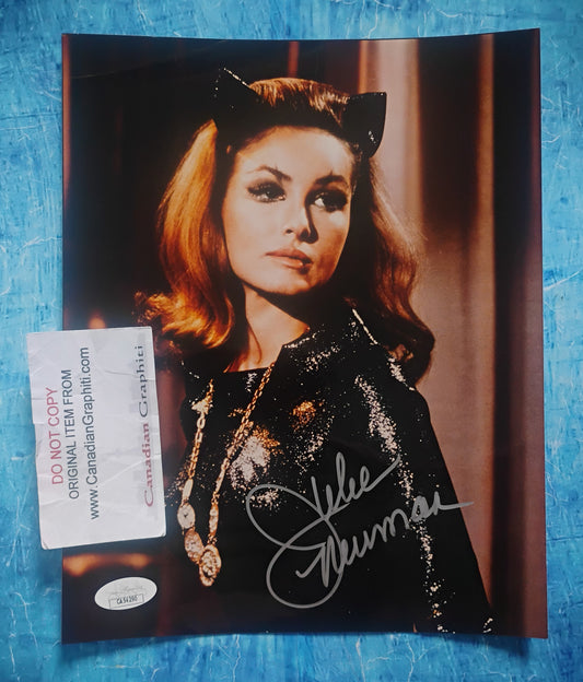 Julie Newmar Hand Signed Autograph 8x10 Photo JSA COA Catwoman