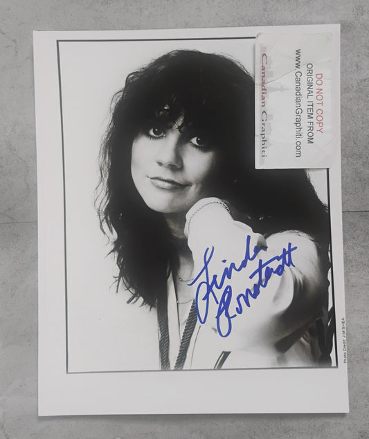 Linda Ronstadt Hand Signed Autograph 8x10 Photo COA