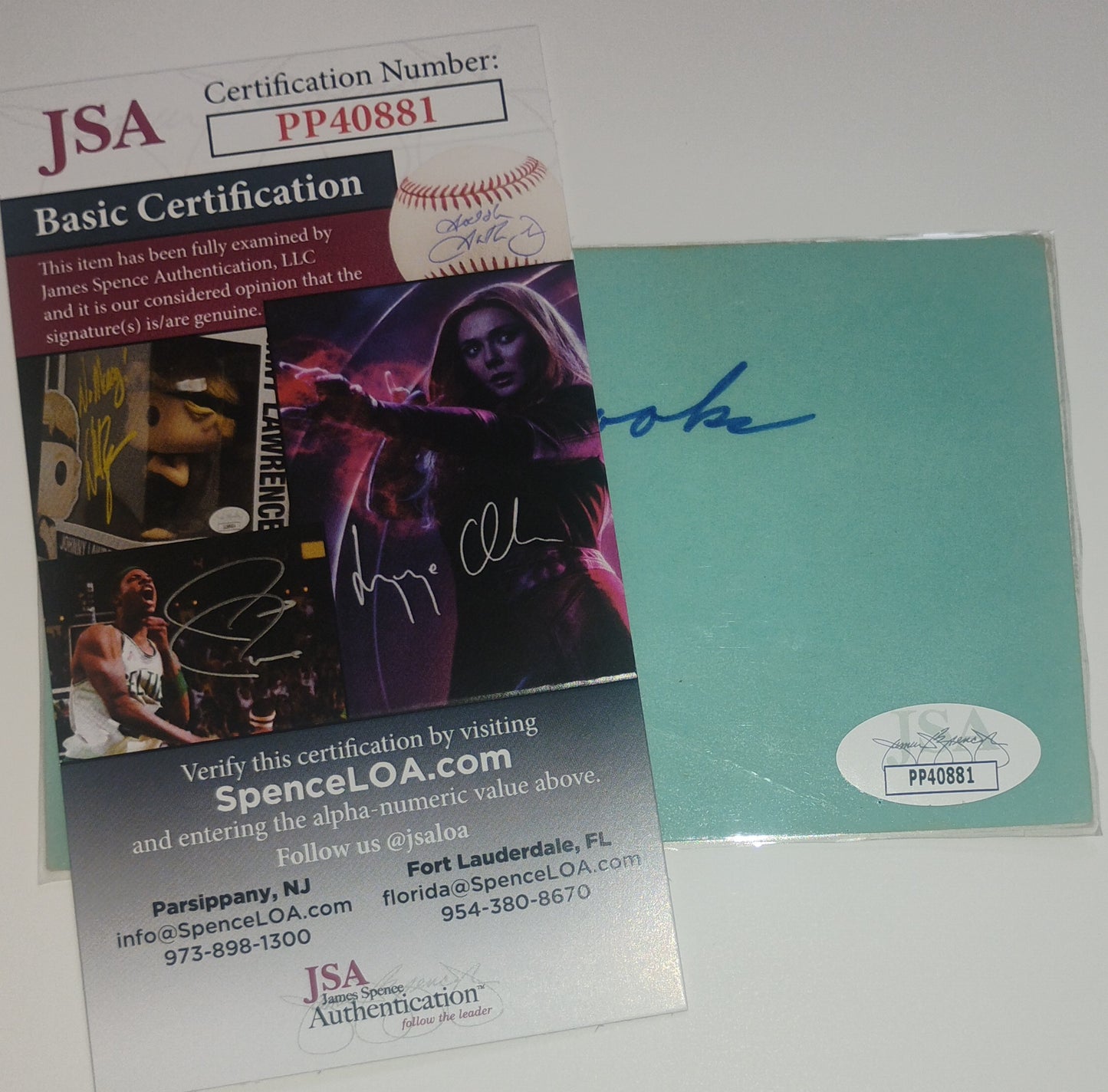 Mel Brooks Hand Signed Autograph Index Card JSA COA