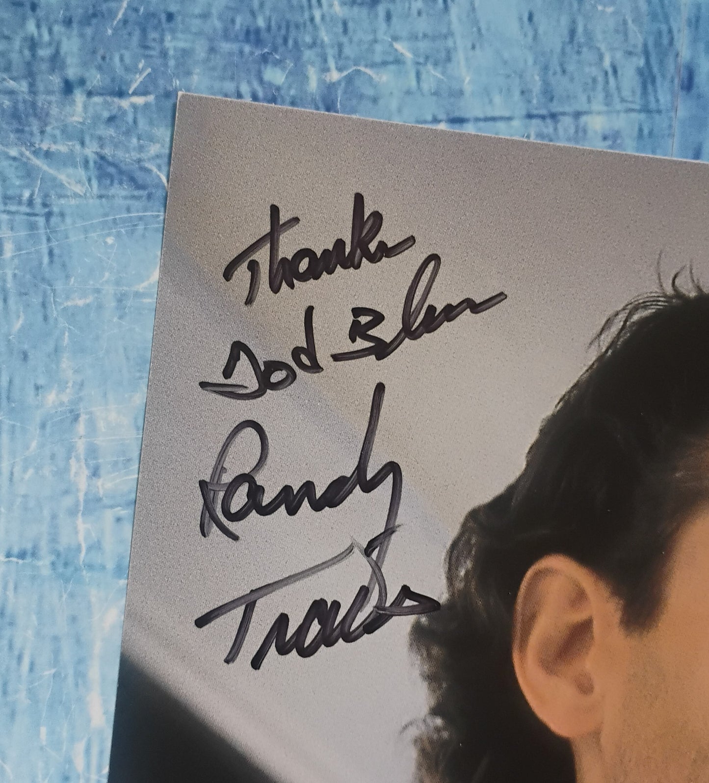 Randy Travis Hand Signed Autograph 8x10 Photo JSA COA