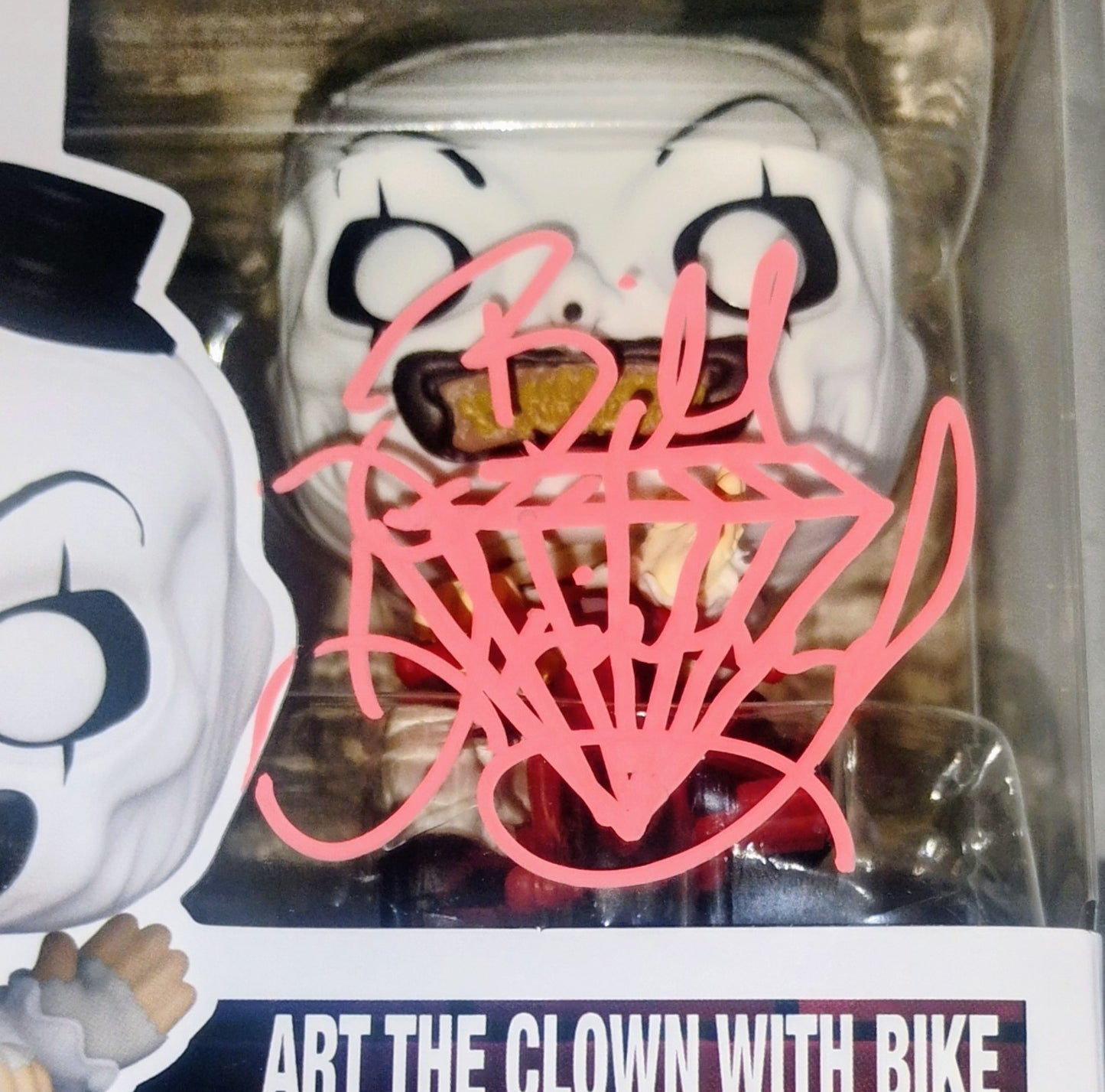 Bill Diamond Hand Signed Autograph Terrifier Funko Pop COA Art The Clown
