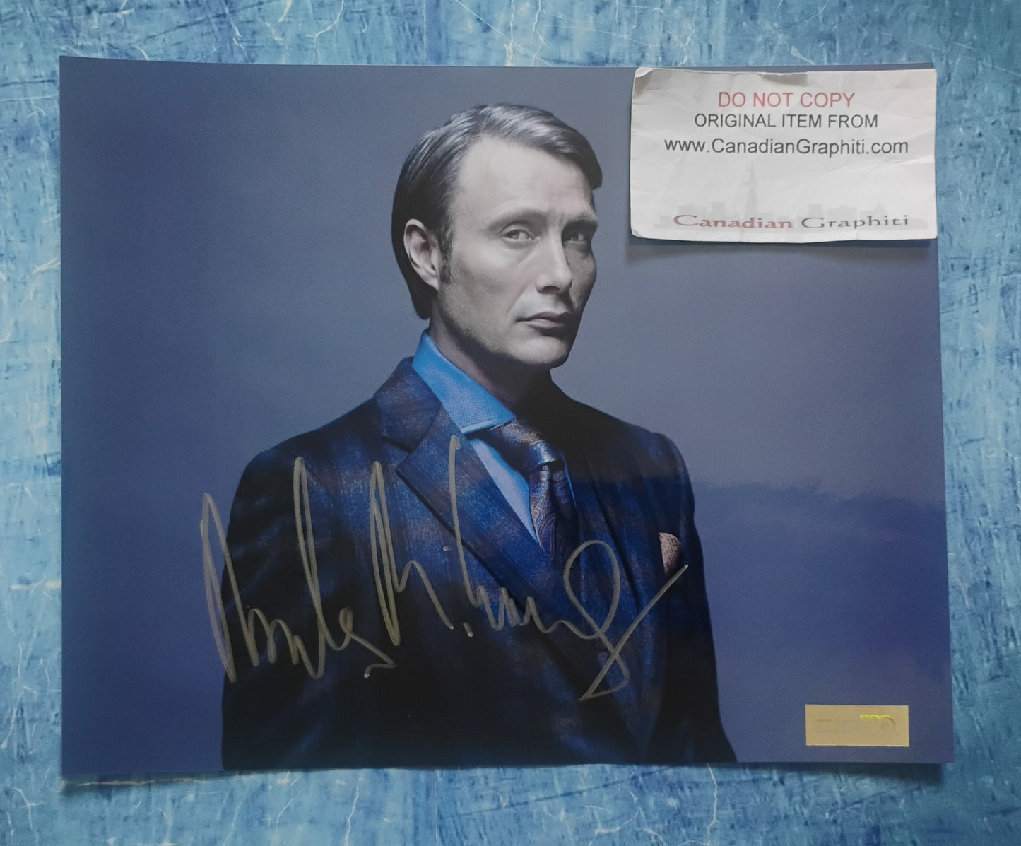 Mads Mikkelsen Hand Signed Autograph 8x10 Photo COA Hannibal