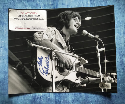 John Sebastian Hand Signed Autograph 8x10 Photo COA BAS COA The Lovin' Spoonful
