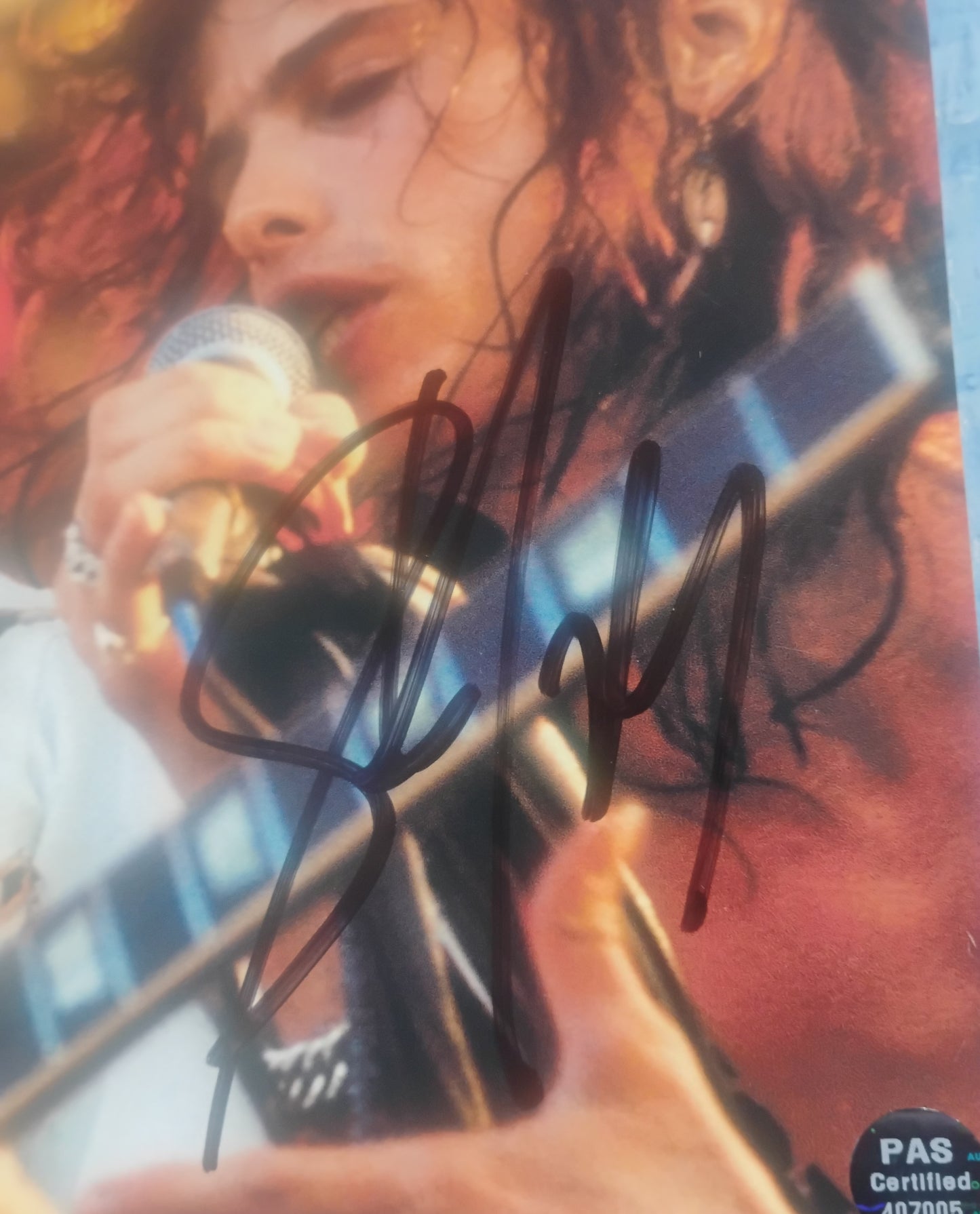 Aerosmith Joe Perry & Steven Tyler Hand Signed Autograph 8x10 Photo COA