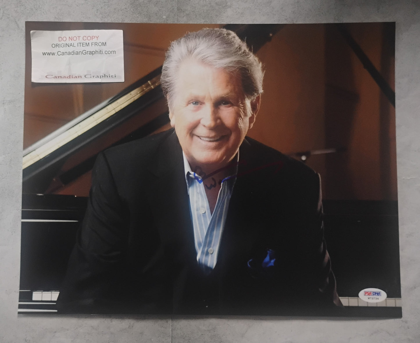 Brian Wilson Hand Signed Autograph 11x14 Photo PSA COA The Beach Boys