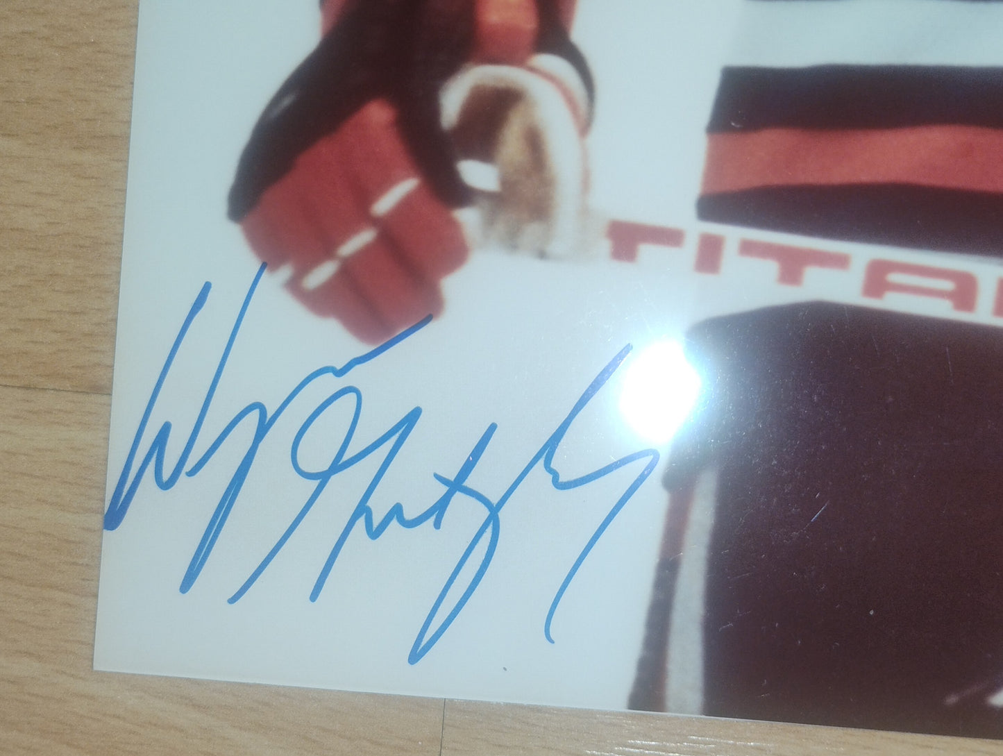 Wayne Gretzky Hand Signed Autograph Photo PSA COA Edmonton Oilers