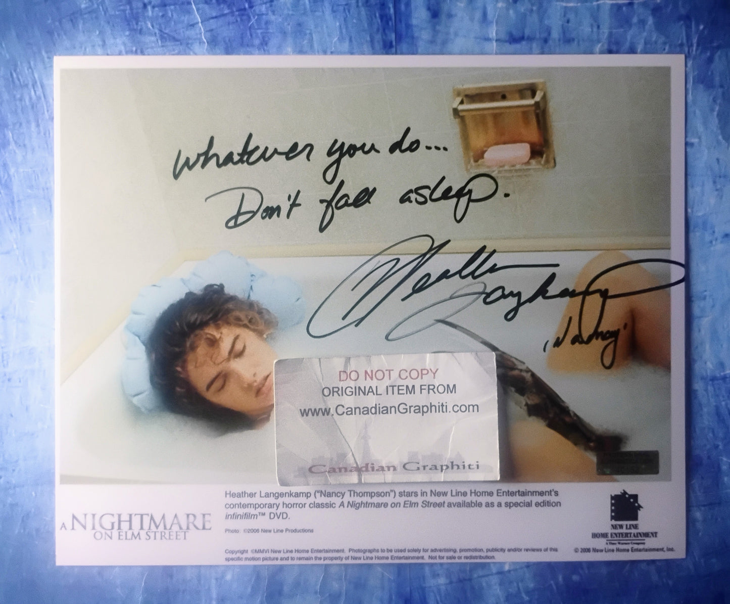 Heather Langenkamp Hand Signed Autograph 8x10 Photo COA